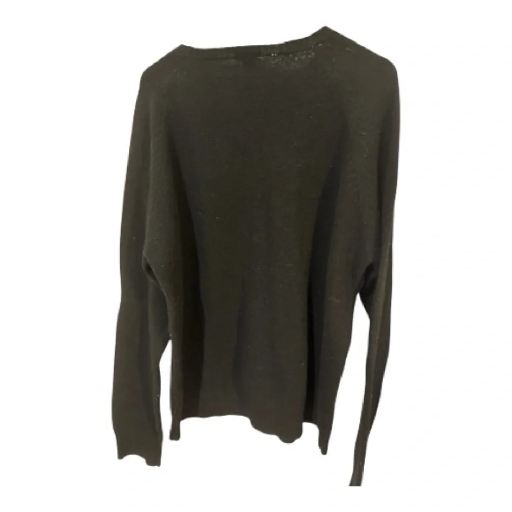 J. Crew Men's Black Crewneck Sweater 100% Lambs Wool XL